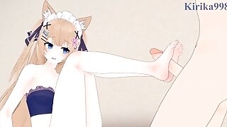 Hanazono Serena And I Have Intense Hook-up In The Bedroom. - Vtuber Anime Porn