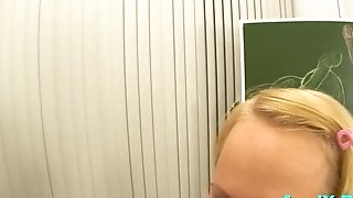 Sexy Russian Blonde Youthful Devon Gets Squeezed And Taunted