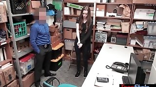 Skinny Tall Teenage Thief Penalize Fucked By A Lp Officer