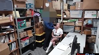 Bashful Blonde Nubile Thief Penalize Fucked By A Lp Officer